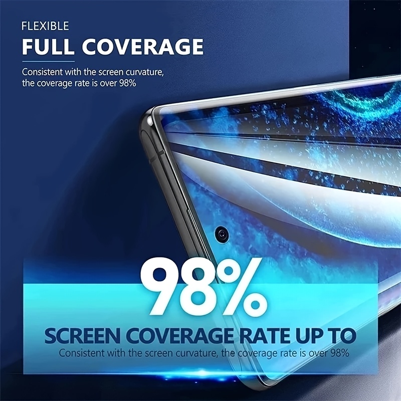 5 buc. folie protectoră HD din hydrogel pentru SamSung Galaxy S23, S24, S25 Ultra Plus, S21, S20 FE, S22+, S10, S10+, S23+, Note 20 Ultra 10 Plus, folie ecran moale, compatibilă cu recunoașterea amprentei, rezistentă la zgârieturi și urme de degete, acoperire completă