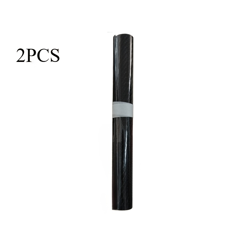 TEMU 2 Rolls [high Gloss Carbon ] 6d High Gloss Fiber Coated Film, Pvc Material, Bubble-free Adhesive - Suitable For Car Interiors, Motorcycles And