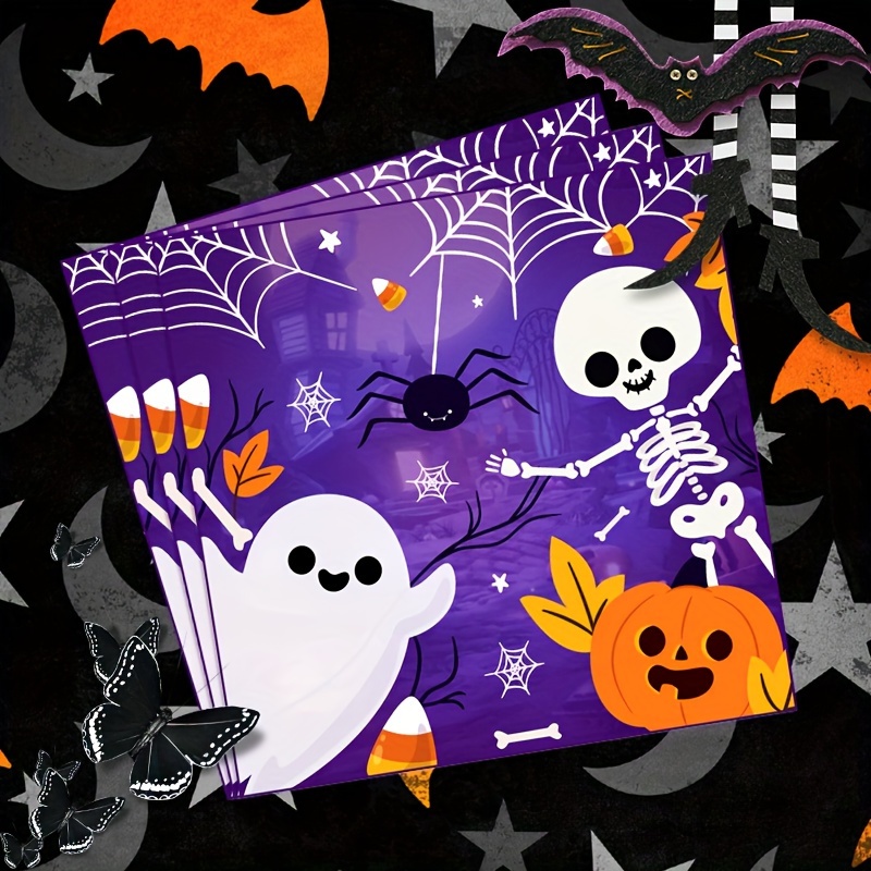 

20pcs Halloween - Purple , , & For , Tea, Birthdays, Tables, , , Camping & Picnics