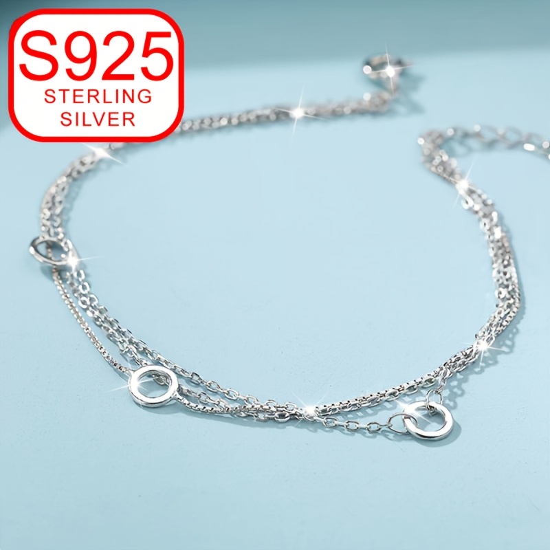 Women's Three-layer Circle Bracelet High-end Hollow Hand Ornament