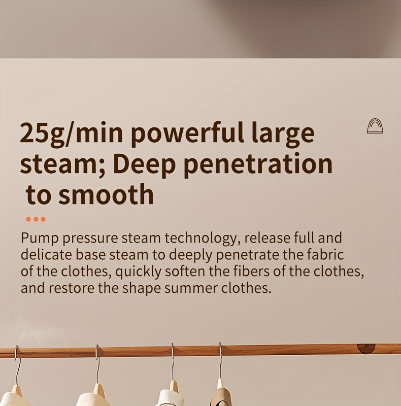 US Plug-in 3-Speed Garment Steamer with Large Water Tank, Gentle Heat & Multiple Ironing Modes - Lightweight Ergonomic Design for Quick Wrinkle Removal, Home & Professional Use, Clothes Ironing, Sleek Iron, Durable Construction 12 US Plug-in 3-Speed Garment Steamer with Large Water Tank, Gentle Heat & Multiple Ironing Modes - Lightweight Ergonomic Design for Quick Wrinkle Removal, Home & Professional Use, Clothes Ironing, Sleek Iron, Durable Construction