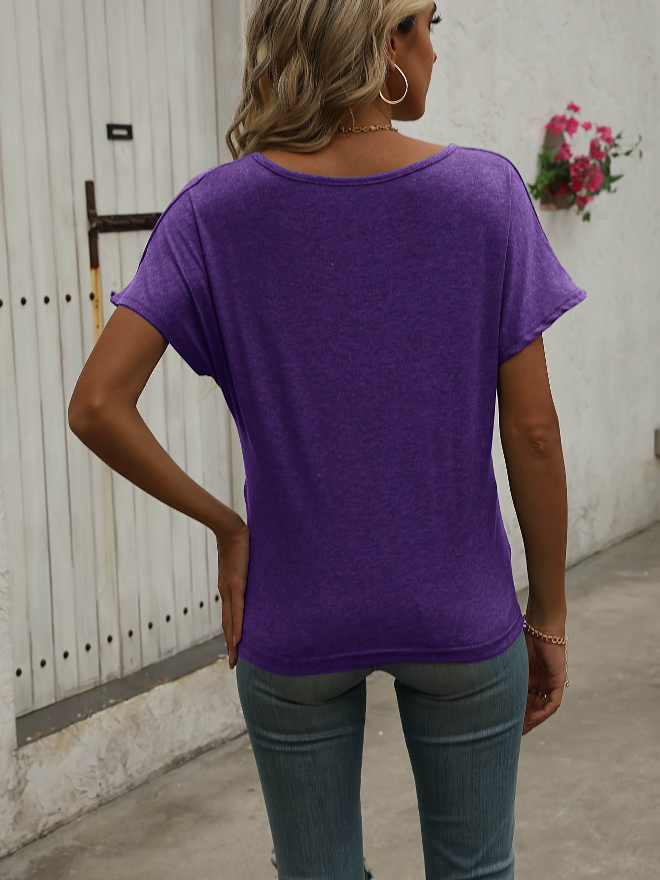 Women's Casual Short-Sleeve T-Shirt Top