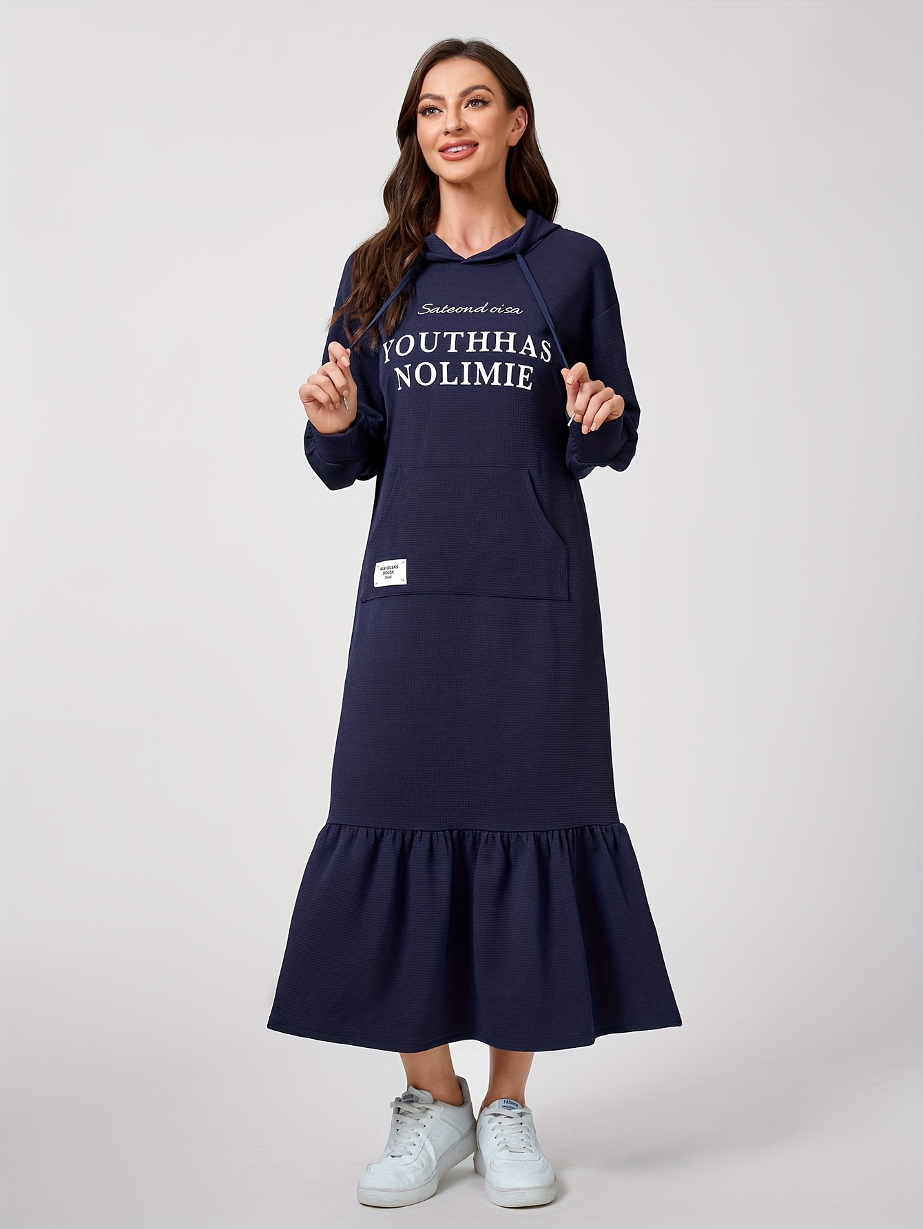sachin and babi light blue dress Mini sweatshirt dress main image 0
