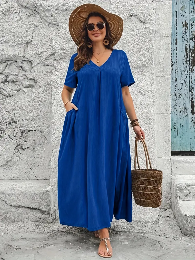 plus size flowy maxi dress CICIDUDU Womens Long Sleeve Square Neck Smocked A Line Formal Long Dresses for Women Wedding Guest Army Green : Clothing, Shoes & Jewelry Its beautiful blue color makes it perfect for brunch with the girls 15 Plus-Size Maxi Dresses for