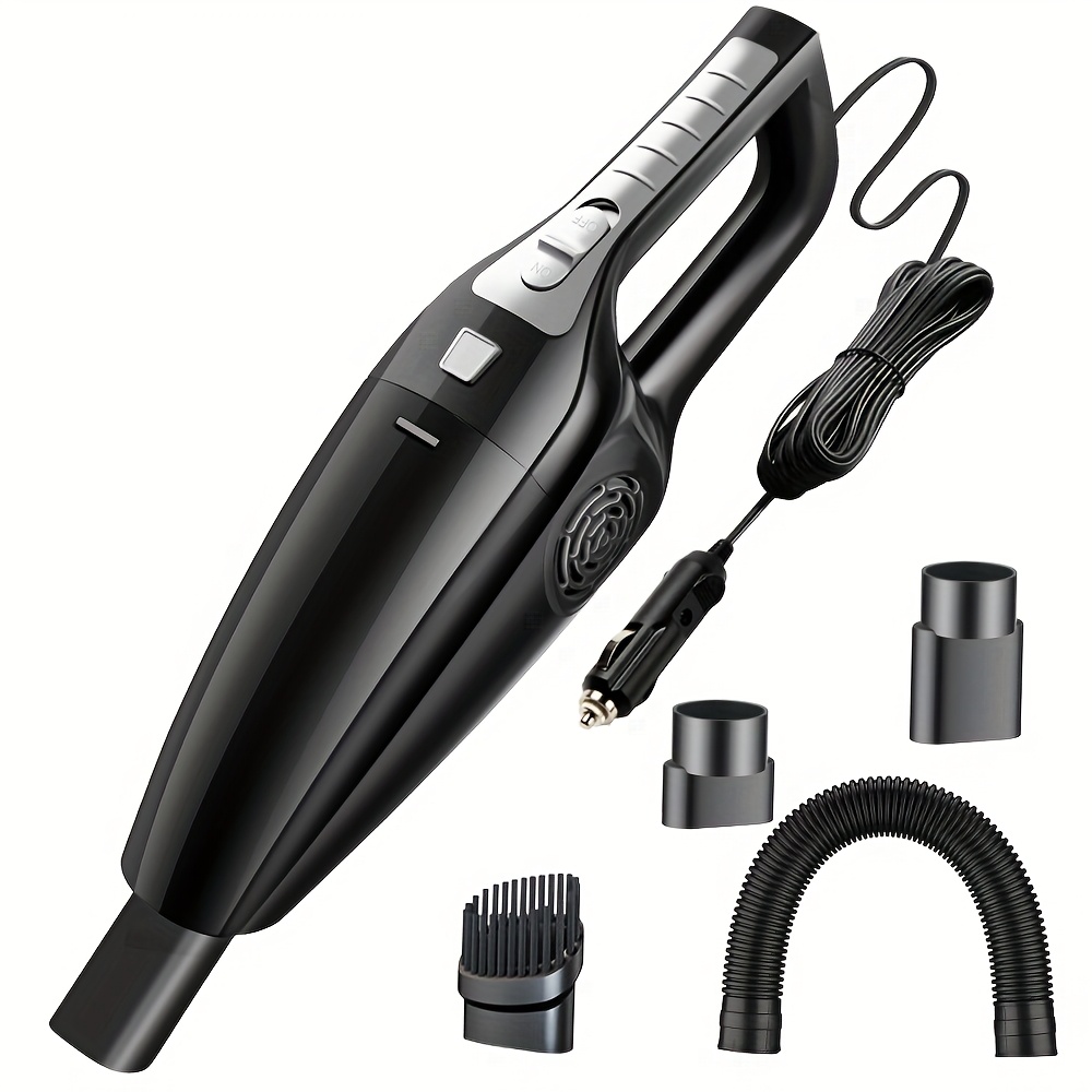 E-shop Handstaubsauger mit hoher Leistung und starker Saugkraft, 12V Auto-Staubsauger, tragbarer Mini-Staubsauger mit Kabel, ausgestattet mit