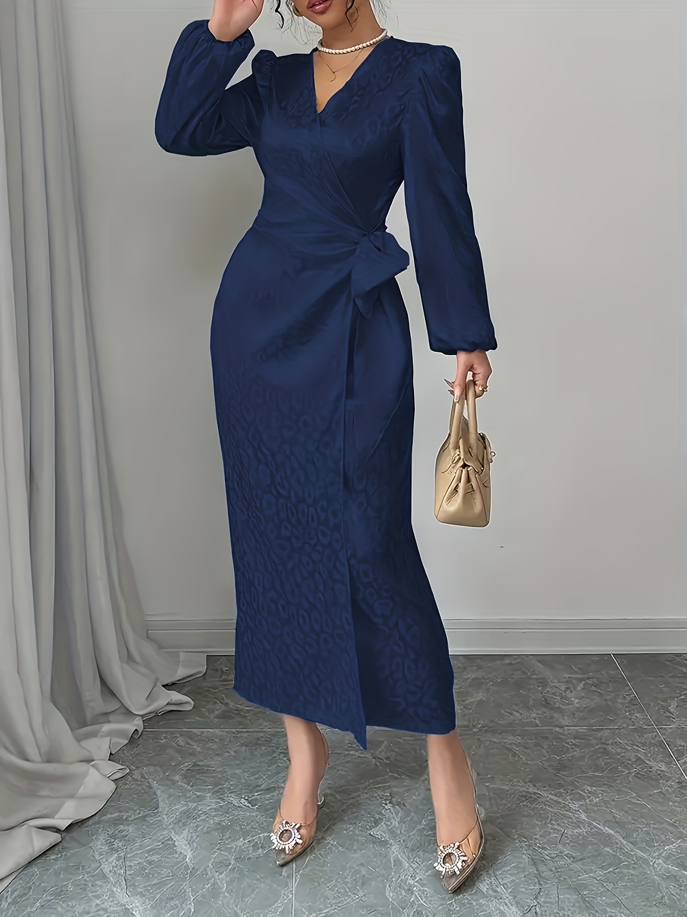 sachin and babi light blue dress Funeral Dress Styles for Plus Size Women main image 0