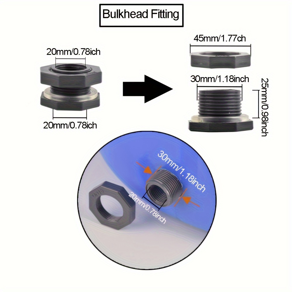 aquarium water tank divider kit durable pvc construction Temu