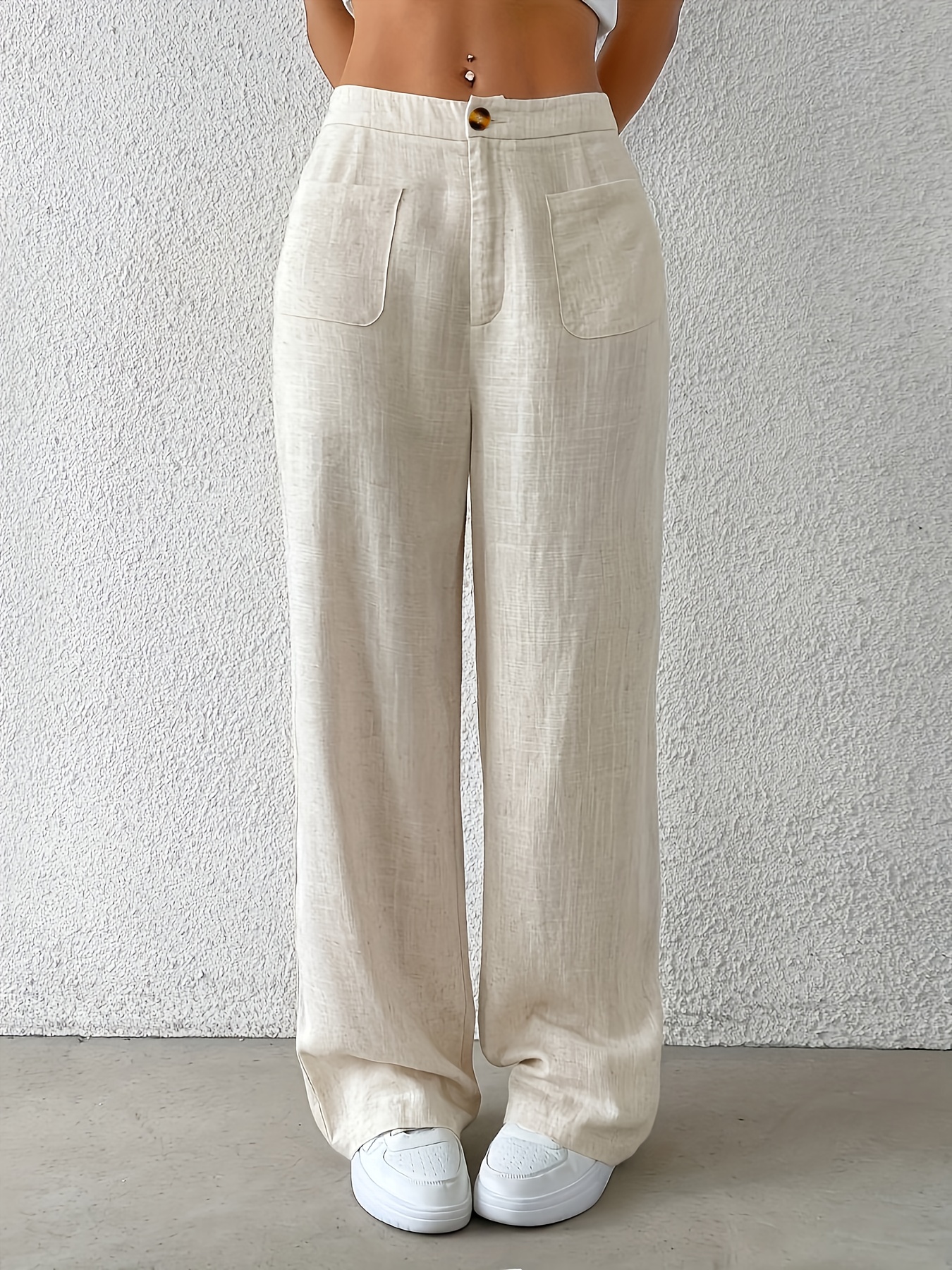 chinese dress ladies Sally Linen Dress Pants – Allie and Me Boutique