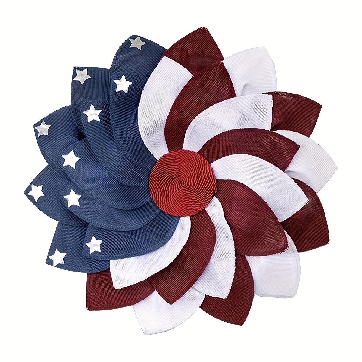 TEMU Garlands, The -and-blue Tricolor Garlands, The Memorial Day Garlands, Patriotic Decorations For July 4th, Decorations, Family Decorations