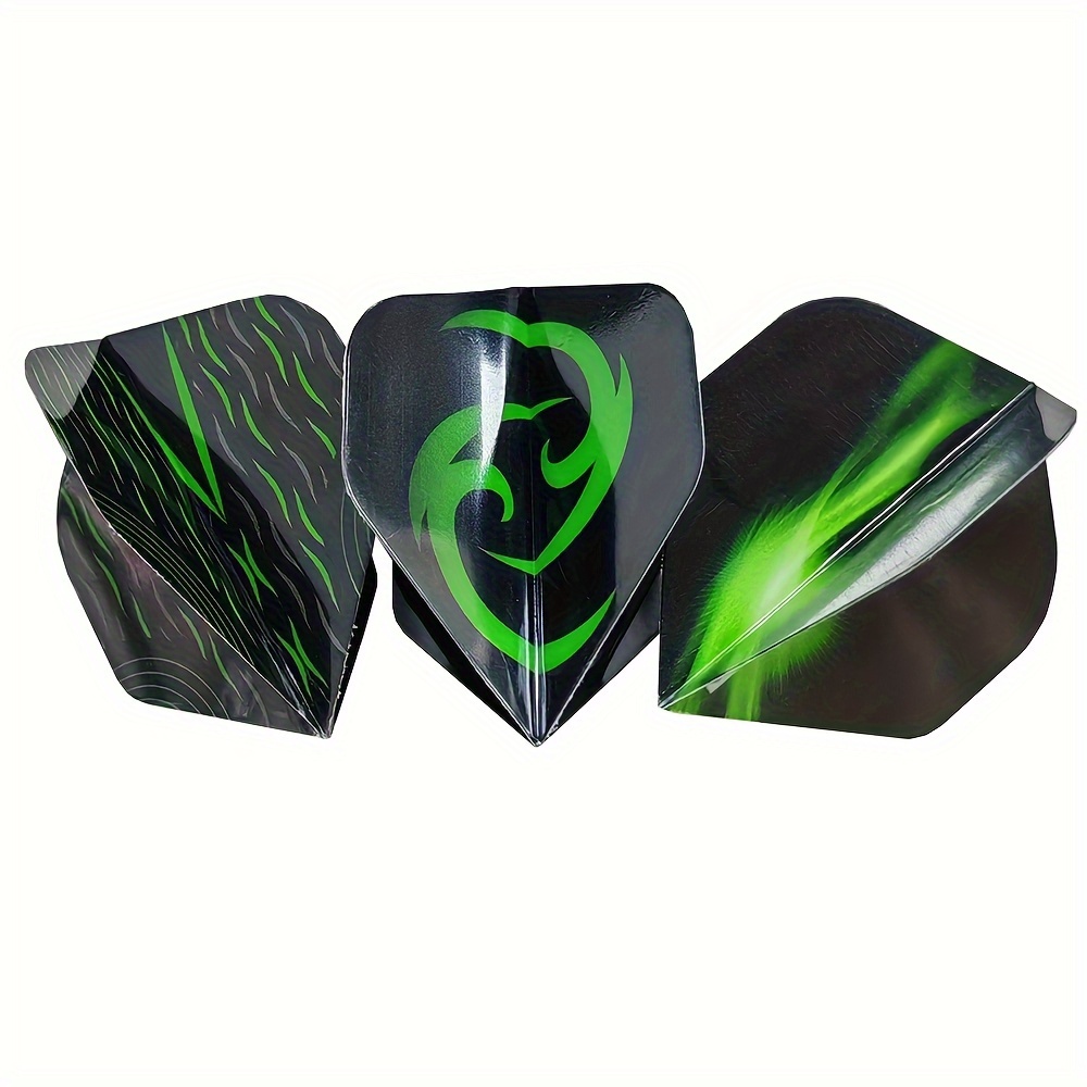 12pcs/pack Green Series Dart Flight(6pcs)