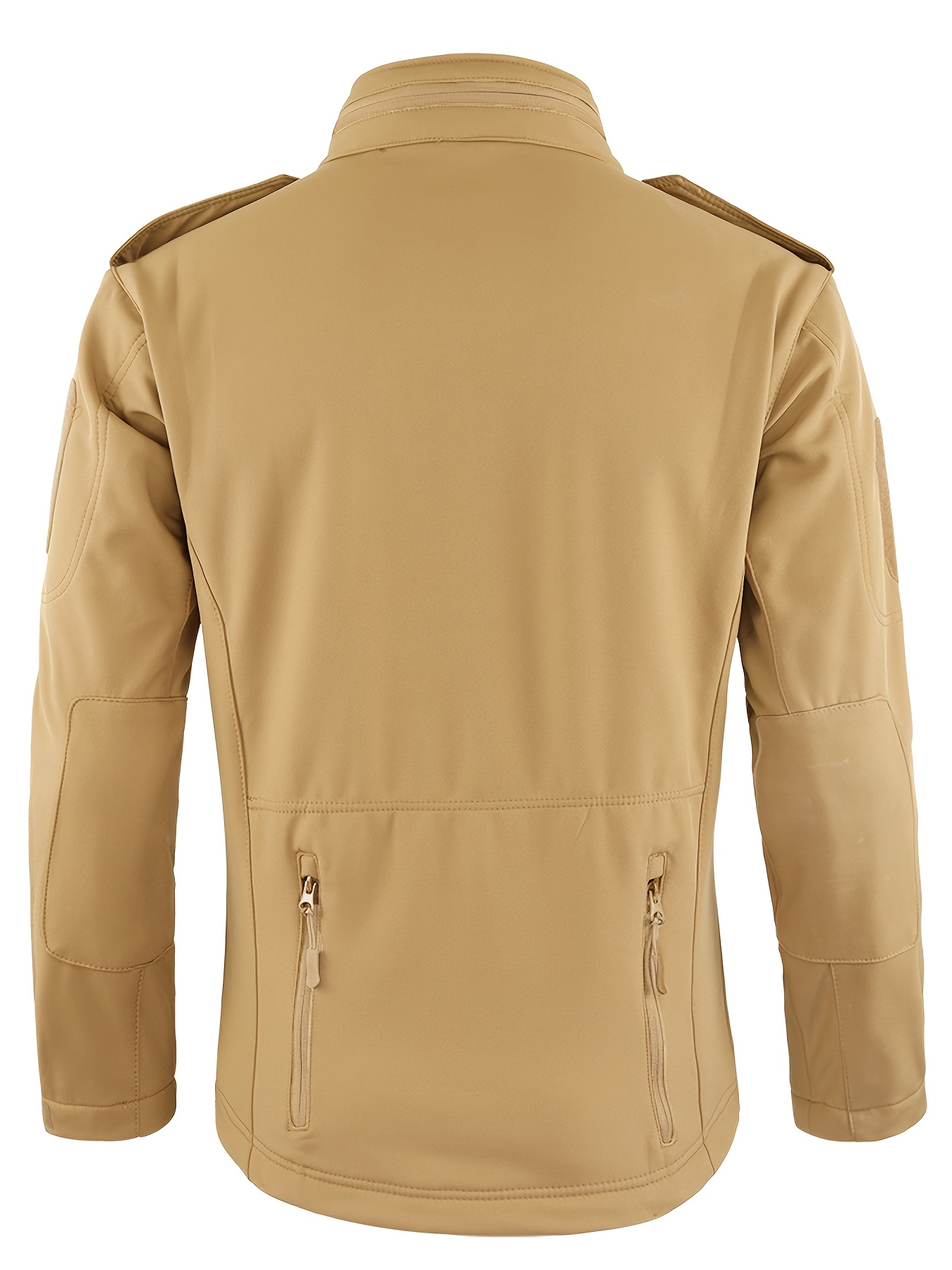 Men's Tactical Fleece Jacket, Windproof Soft Shell Outdoor Hoodie