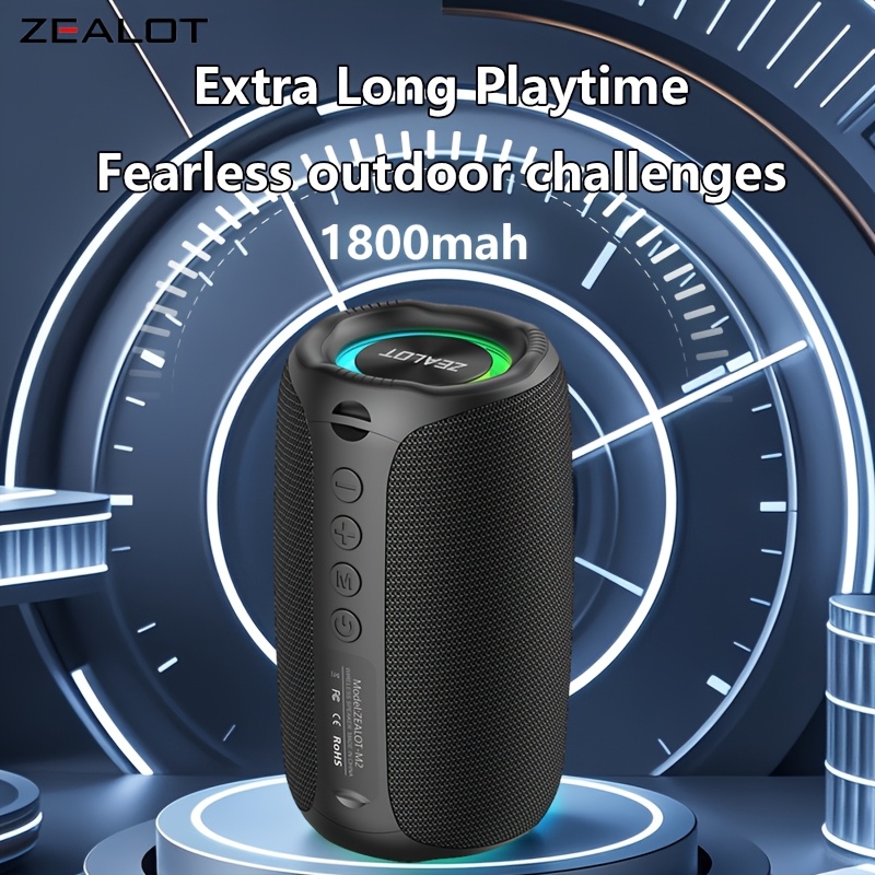 ZEALOT M2 Mini Portable Wireless Speaker with RGB