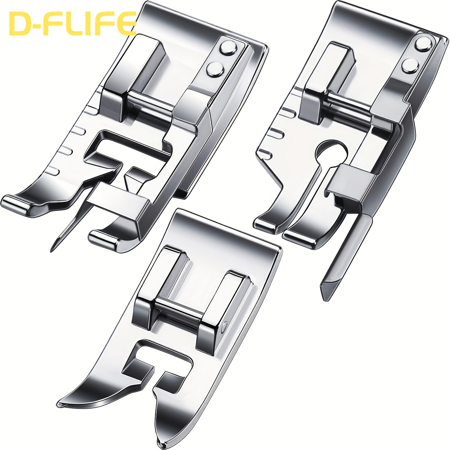 

3pcs In Foot /4 Quilting Patchwork Presser Foot Set Household Sewing Accessories Sewing Accessories