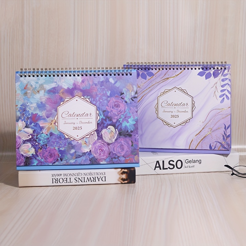 

2025 Floral Desk Calendar, Monthly View, -december, Time Management And Desktop Decor