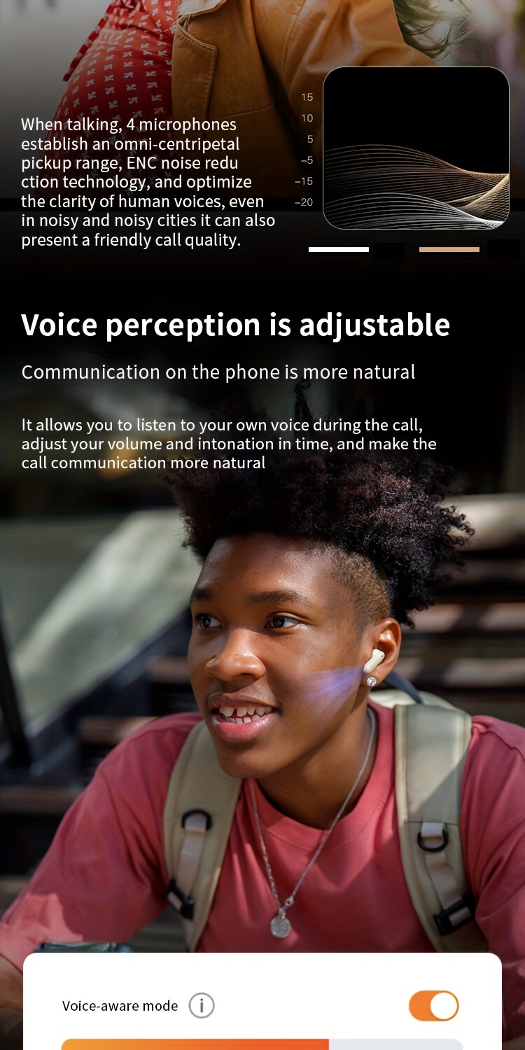   wave beam 2 真无线耳机主动降噪入耳式通用手机，清晰通话，高品质声音，适合运动、户外活动、旅行和工作，电池寿命长，  详情 3