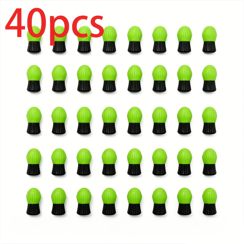TEMU 40 stuks Subfloat-stopkralen, robuuste glijdende dobberlijnstoppers, antislip lijnvergrendelingspositioneringsstoppers, rubberen visstopkralen,