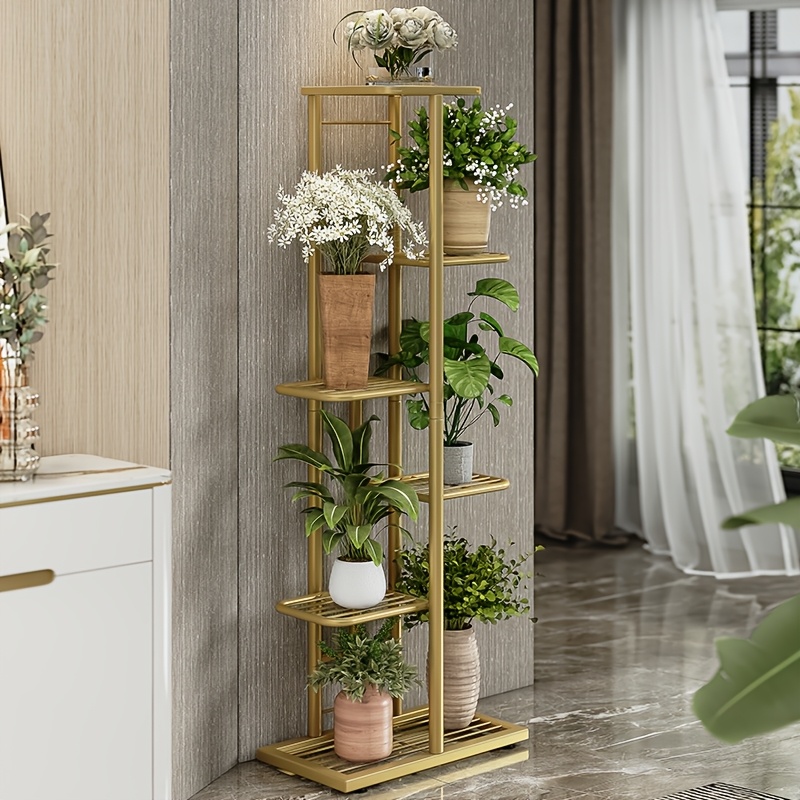 フラワースタンド リビングルームシンプルでモダンなクリエイティブ収納ラック 5 フラワースタンド リビングルームシンプルでモダンなクリエイティブ