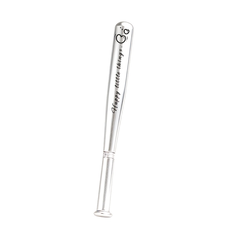 TEMU Lot de 3/6 stylos gravés sur mesure de batte de baseball — parmi 6 , cadeau personnalisé pour les amateurs de baseball, anniversaire,
