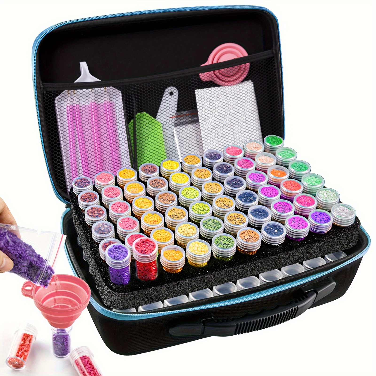 ARTDOT Diamond Painting Storage Containers, 60 Slots Diamond