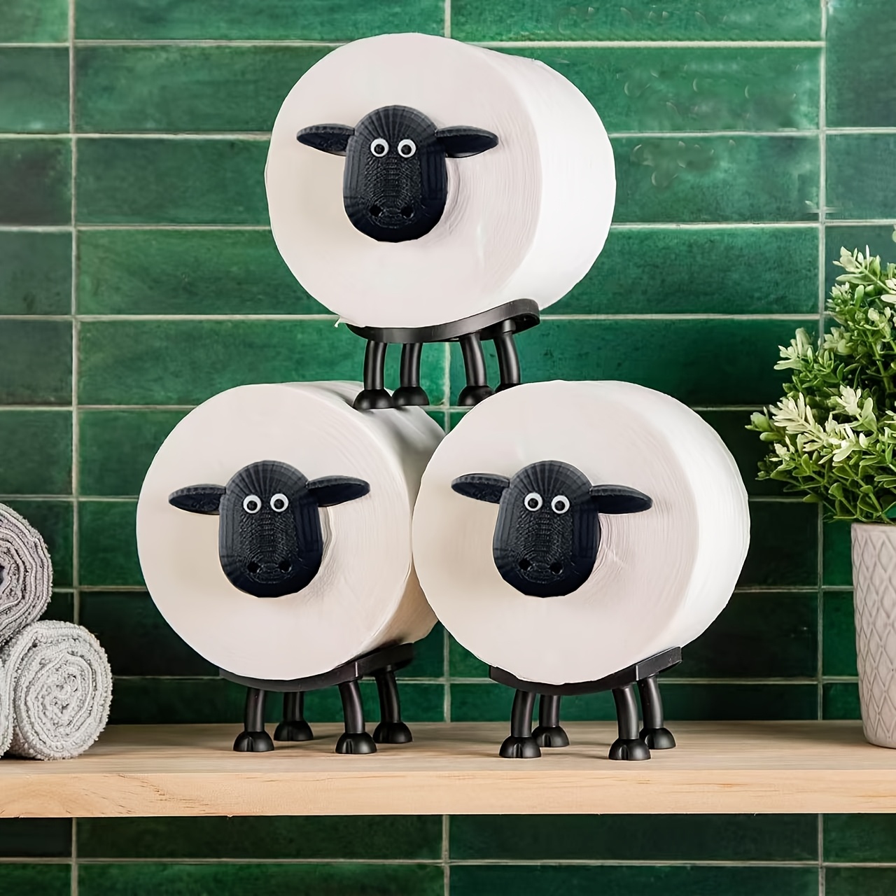 

A 3d-printed Sheep Toilet Paper Holder, A Daily Use Sheep Box, A Fun Decorative Piece.