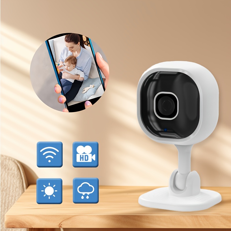 

Smart Camera For Home Security Indoor, 1080p Hd Webcam With Audio, Night Vision, Phone App And Motion Detection, Indoor Camera For Elderly Monitoring, Indoor, Office, Baby, Pet Monitor