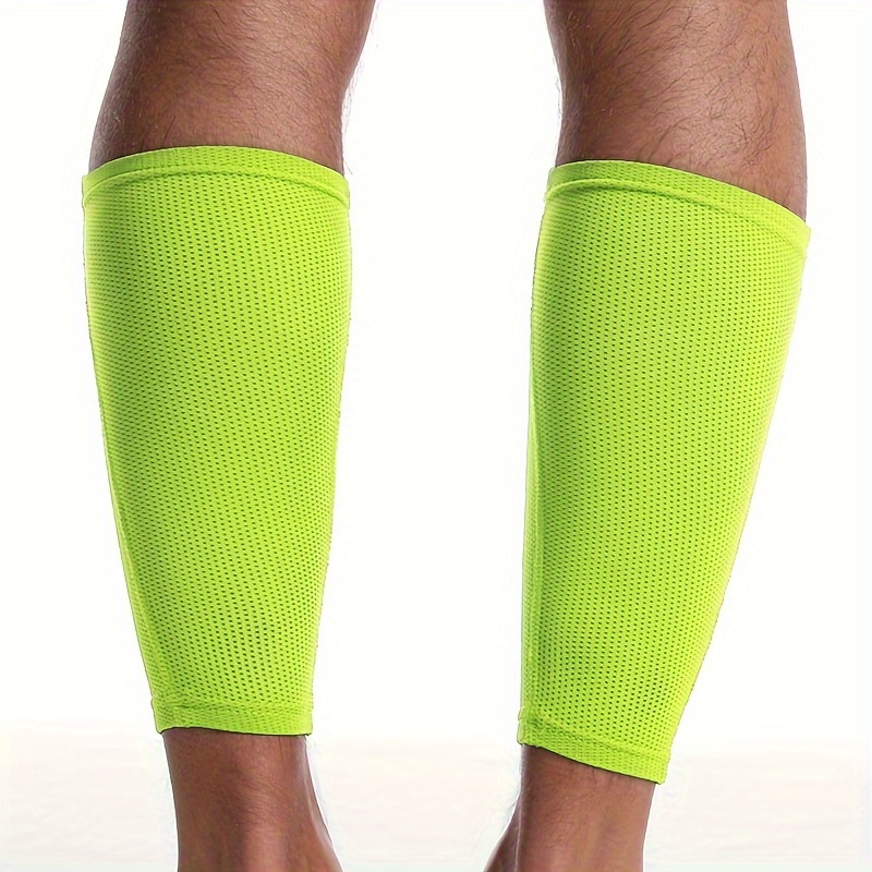 1pair Soccer Leg Pad Covers with Pocket, Breathable Soft Double Layers Gear for Sports