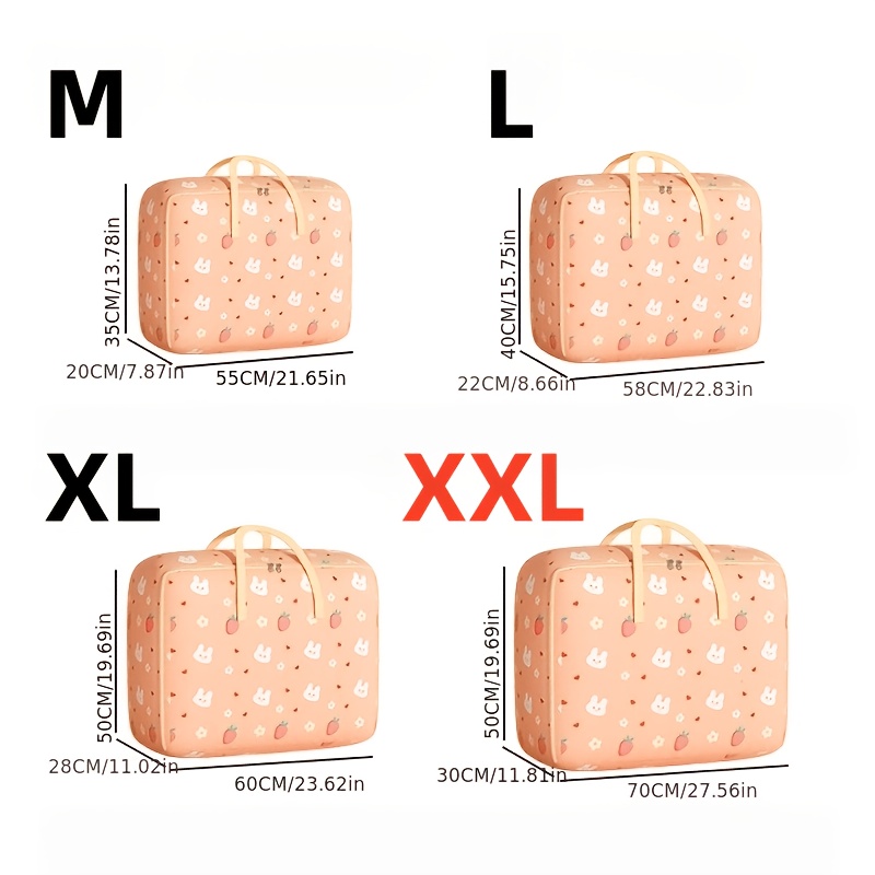 Extra-Large Extra-Thick Storage Bag with Reinforced Handles