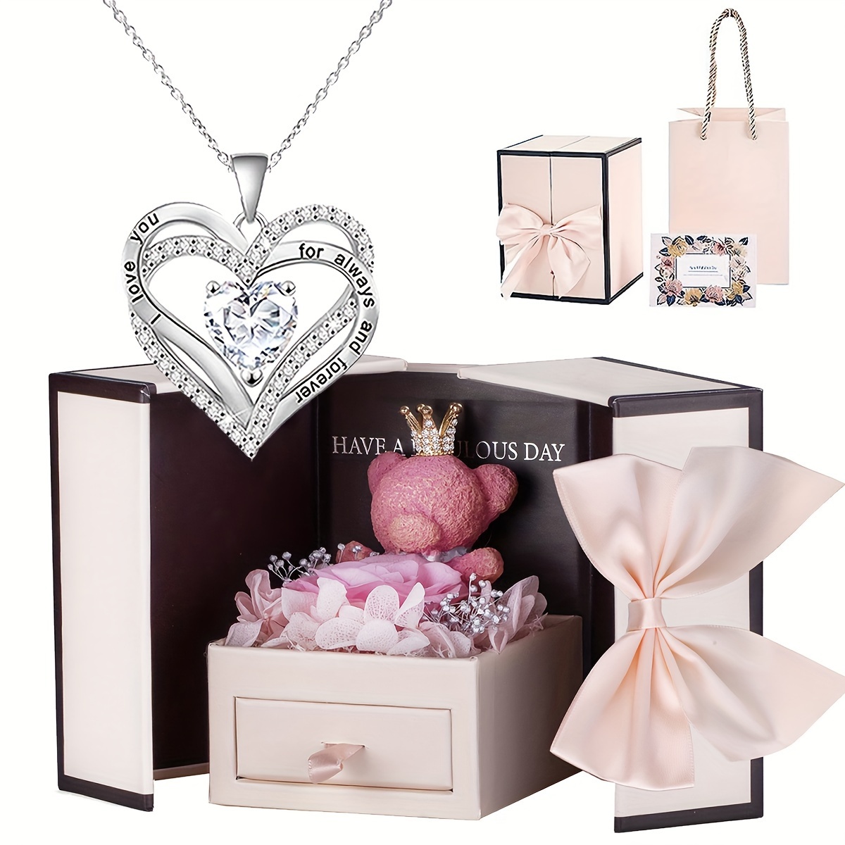 

Zirconia Exquisite 's Box Set, For , 's Day Day Jewelry