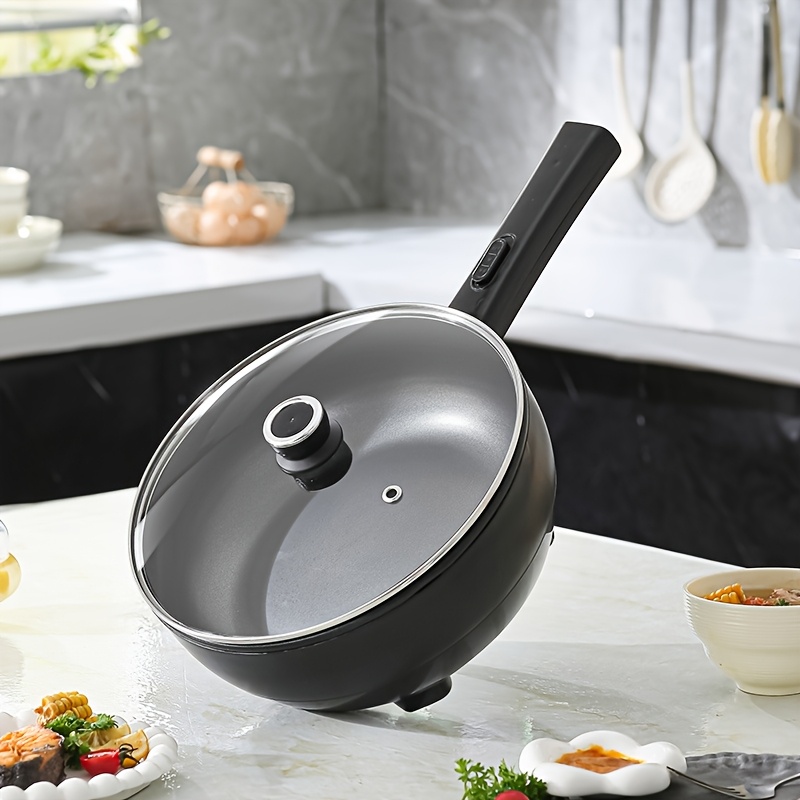     pot, instant   & electric cooker -   frying/boiling steamer for home use, frying cookware, multifunctional pot,  ,   coating, easytoclean surface, boiling pot, college students, small households 0