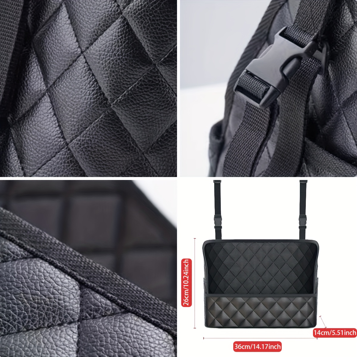 car storage organizer car seat organizer with wallet and extra back for car storage and organization Product details 3