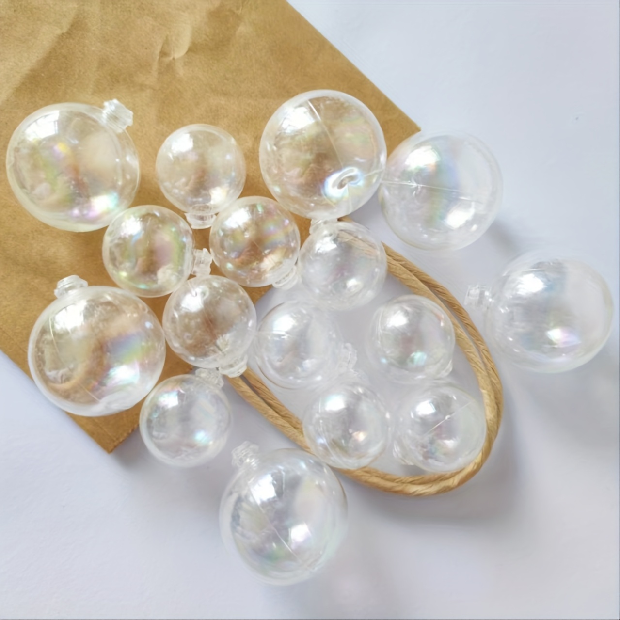 TEMU 16pcs Colorful Cake Decoration Balls, Cake Decoration Balls, Suitable For Cake Decoration For Weddings, Christmas, Birthdays, New Year, Etc.