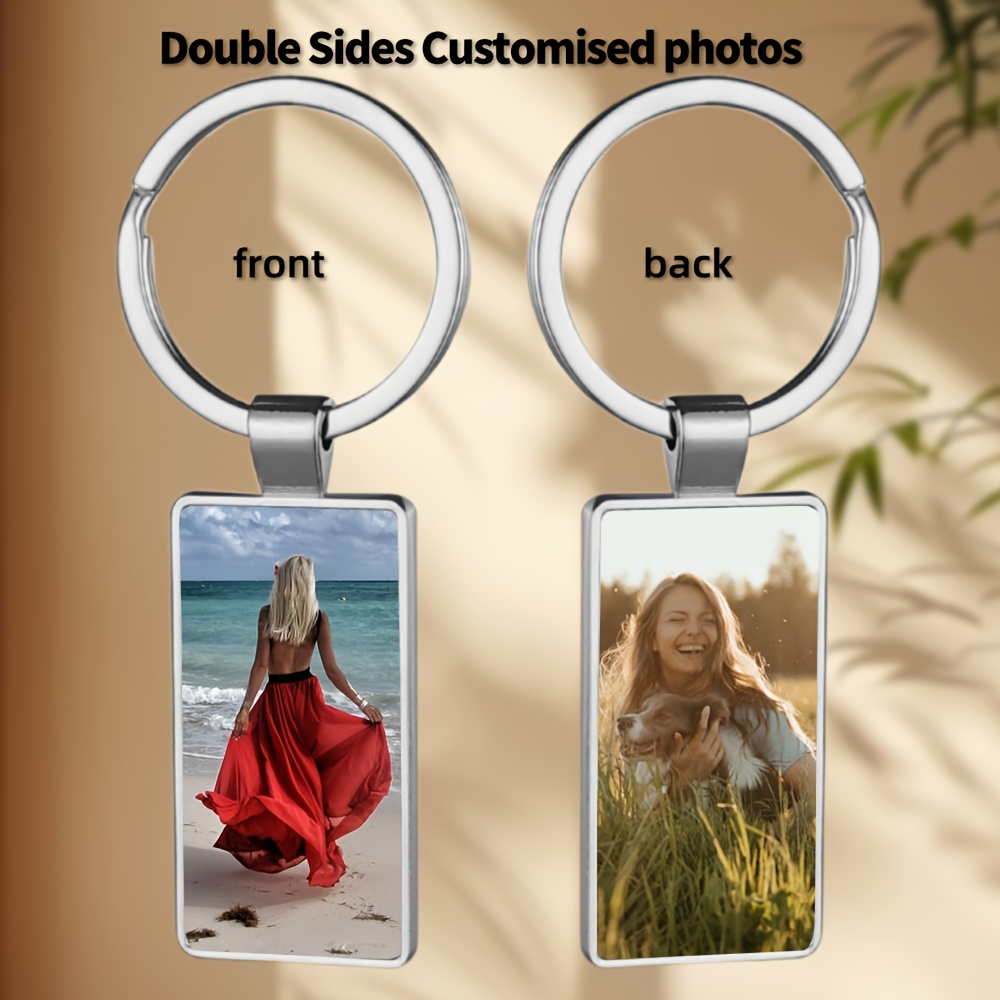 [custom Item] 1 Personalized Keychain, Custom Keychain With Your Photo (rectangular)
