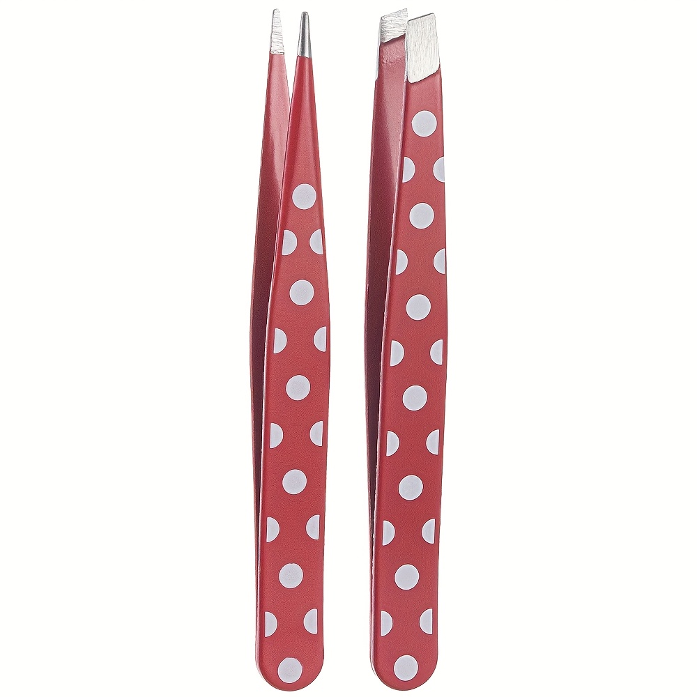 TEMU Two-piece Eyebrow Tweezers Set