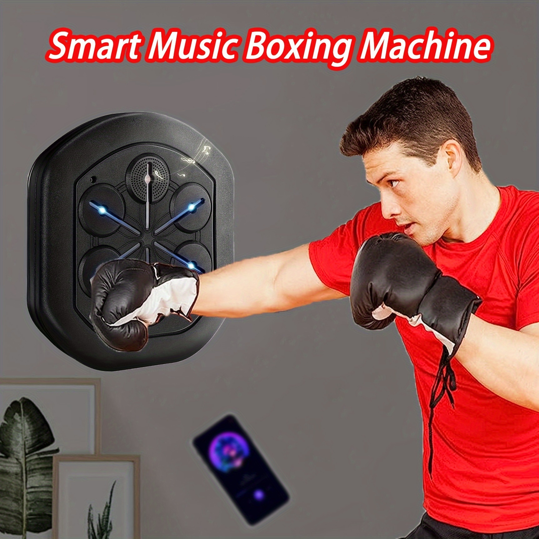 Máquina Entrenamiento Boxeo Musical Variedad Modos Velocidad - Temu