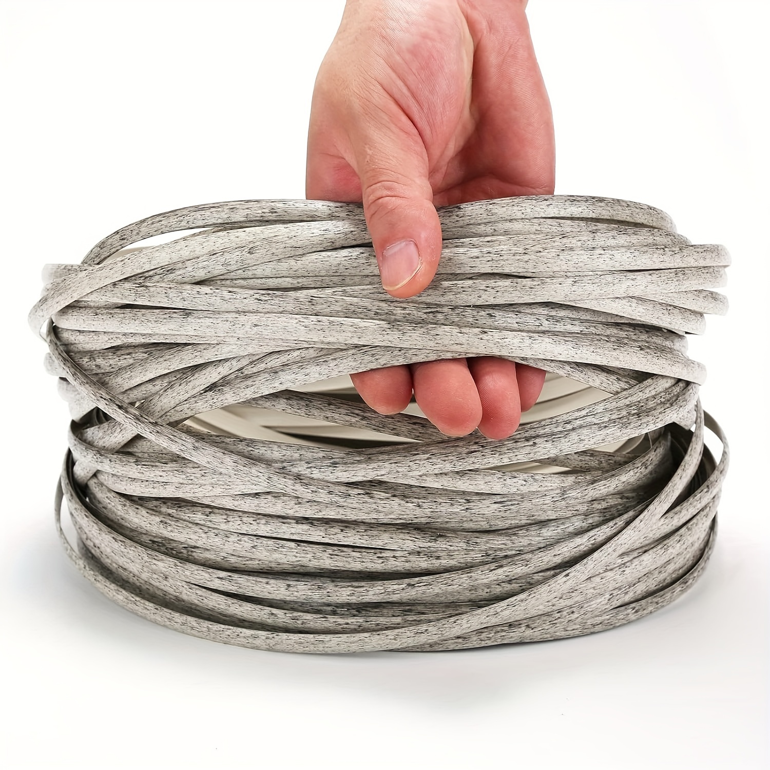 45m Braided Simulation Rattan, Diy Braiding Materials, Plastic Willow Branches, Suitable For Rattan Sofa, Table, Chair, Rattan And Braiding, Suitable For Bag, Hat Braiding