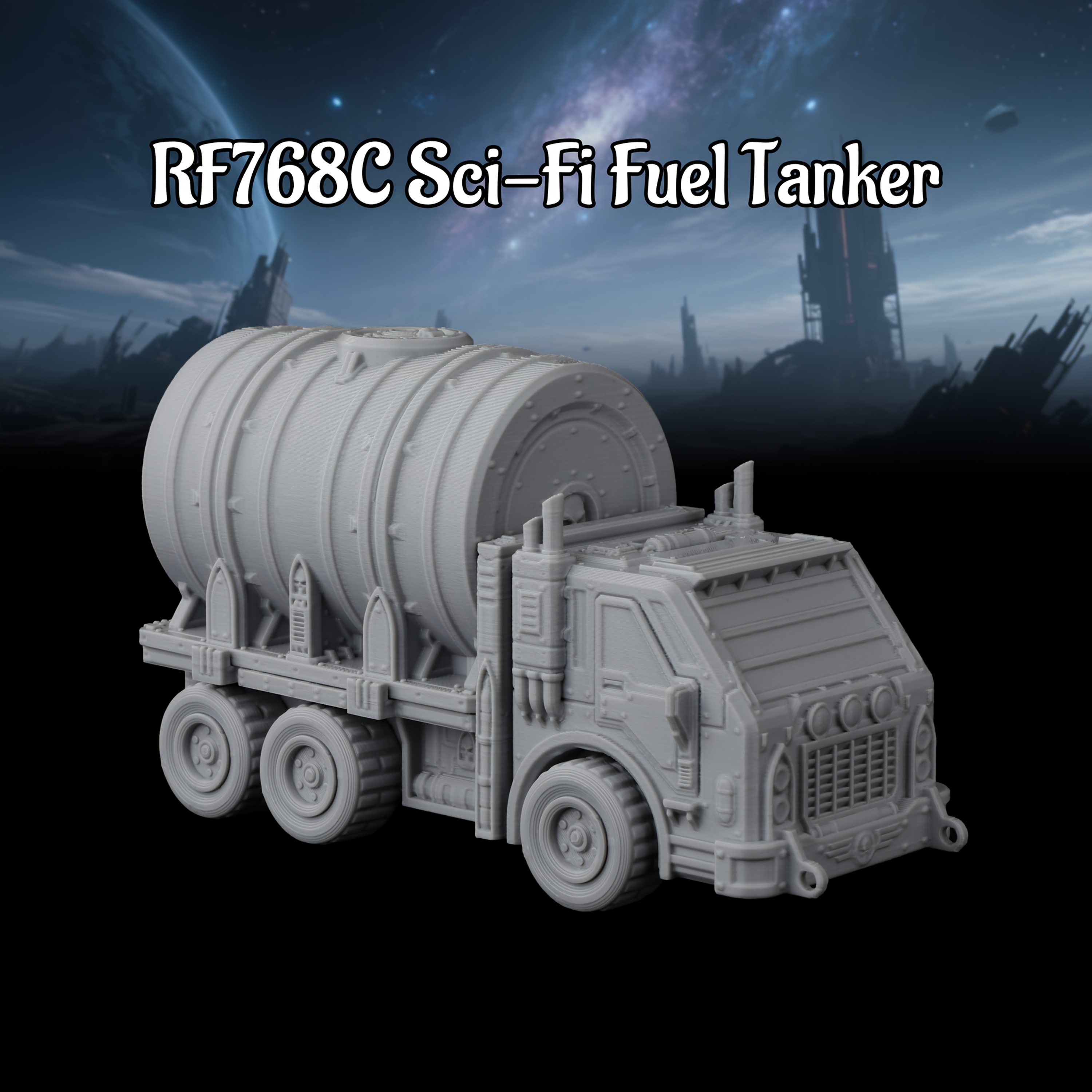 Sci-Fi Industrial Miniature Terrain Set RPG Collection