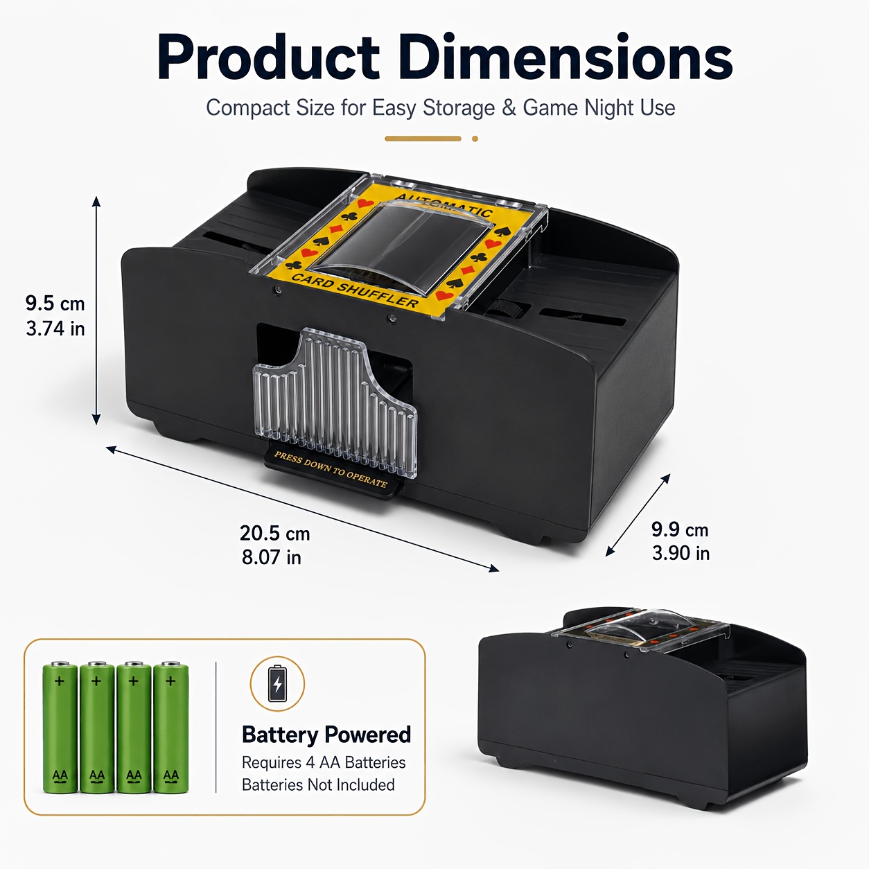 Professional Electric Card Shuffler for Home Games