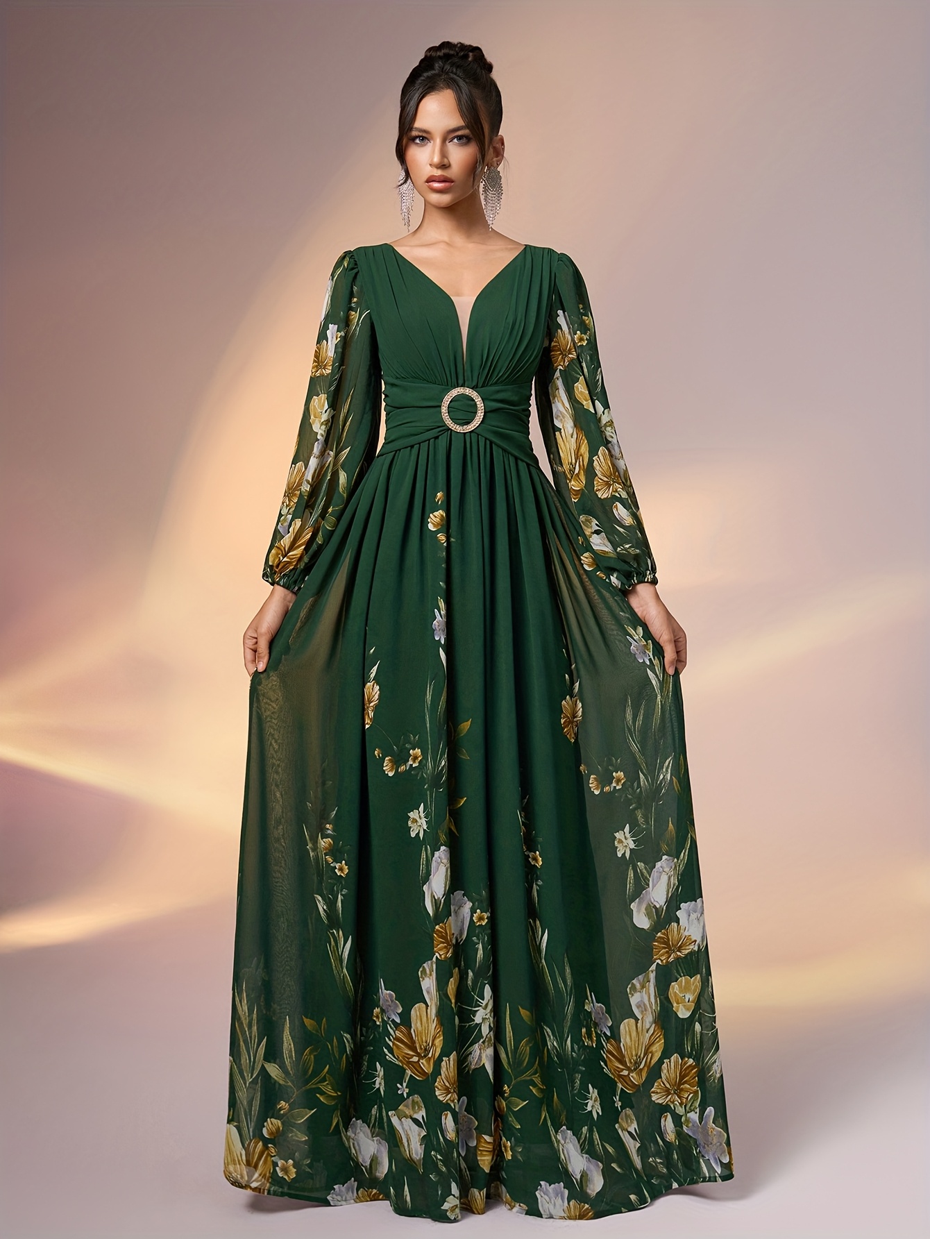 sachin and babi light blue dress Long Sleeve Dresses Women's Dresses & Occasionwear – Club L London main image 0