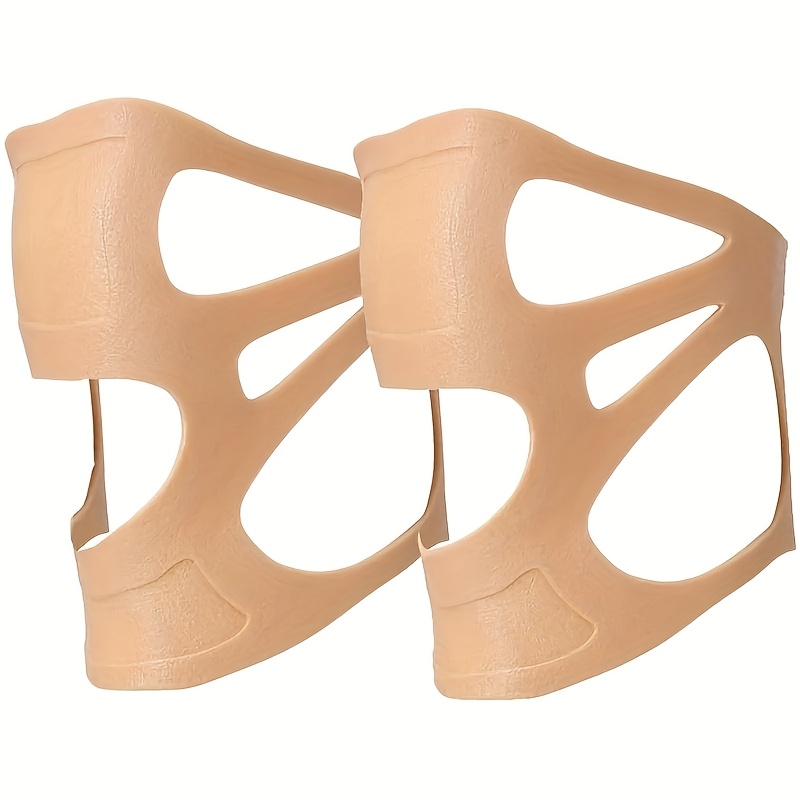 TEMU 1 Paire de Genouillères en Silicone, Très Élastiques et Lavables, Coupe Ergonomique, Parfaites pour le , , la Corde à Sauter, les