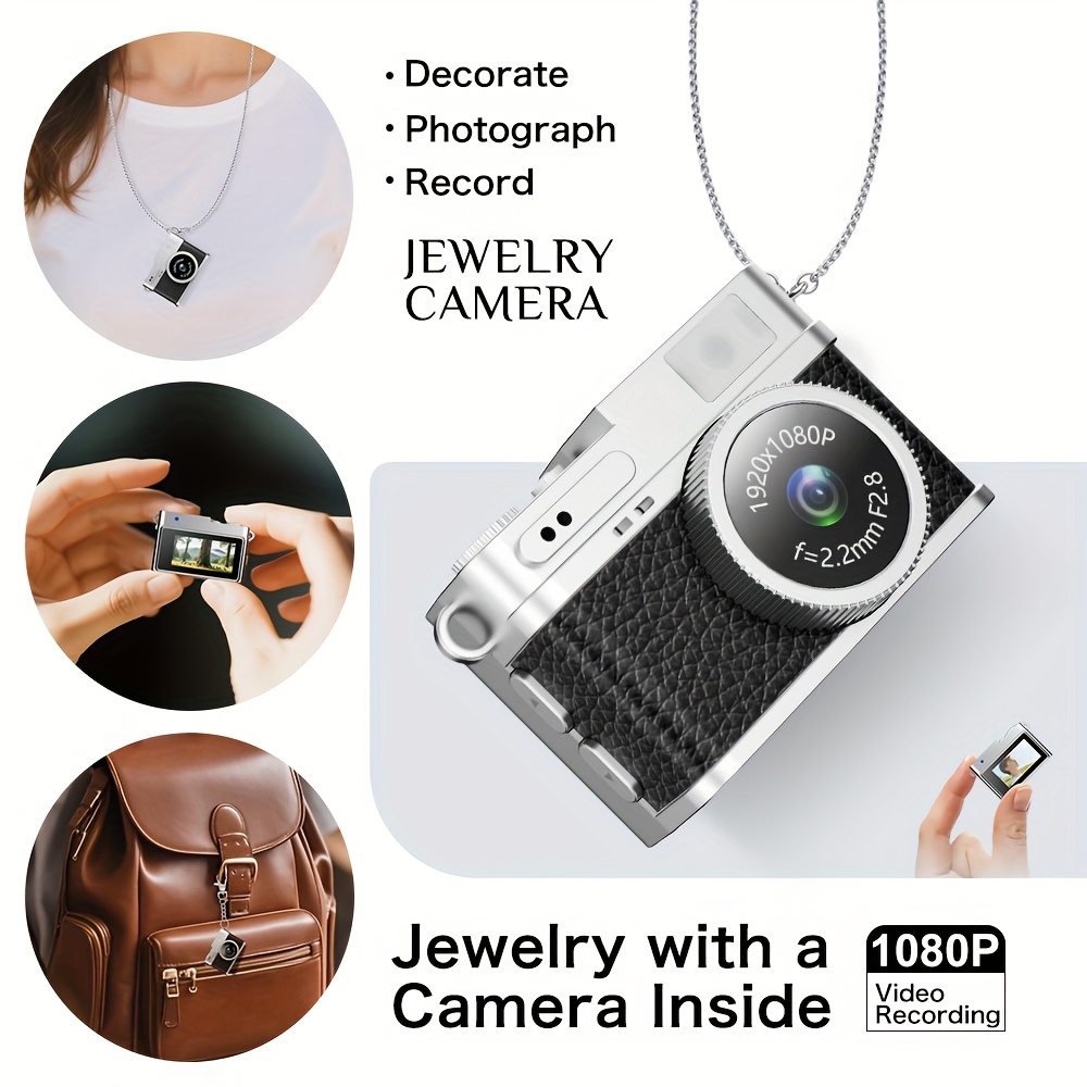 1080p mini keychain camera wearable keychain camera ultra - Temu
