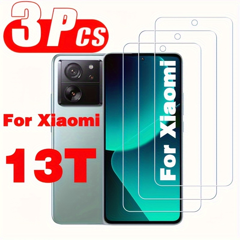 

3-pack Tempered Glass Screen Protector For Xiaomi 13t, -resistant, , Full Coverage, , Phone Accessories