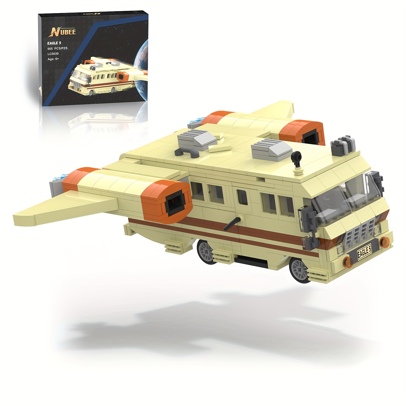 

667pcs Eagle 5 Building Set, Car Moc Model With Cockpit - , Merchandise Toy, New Year/birthday Gift