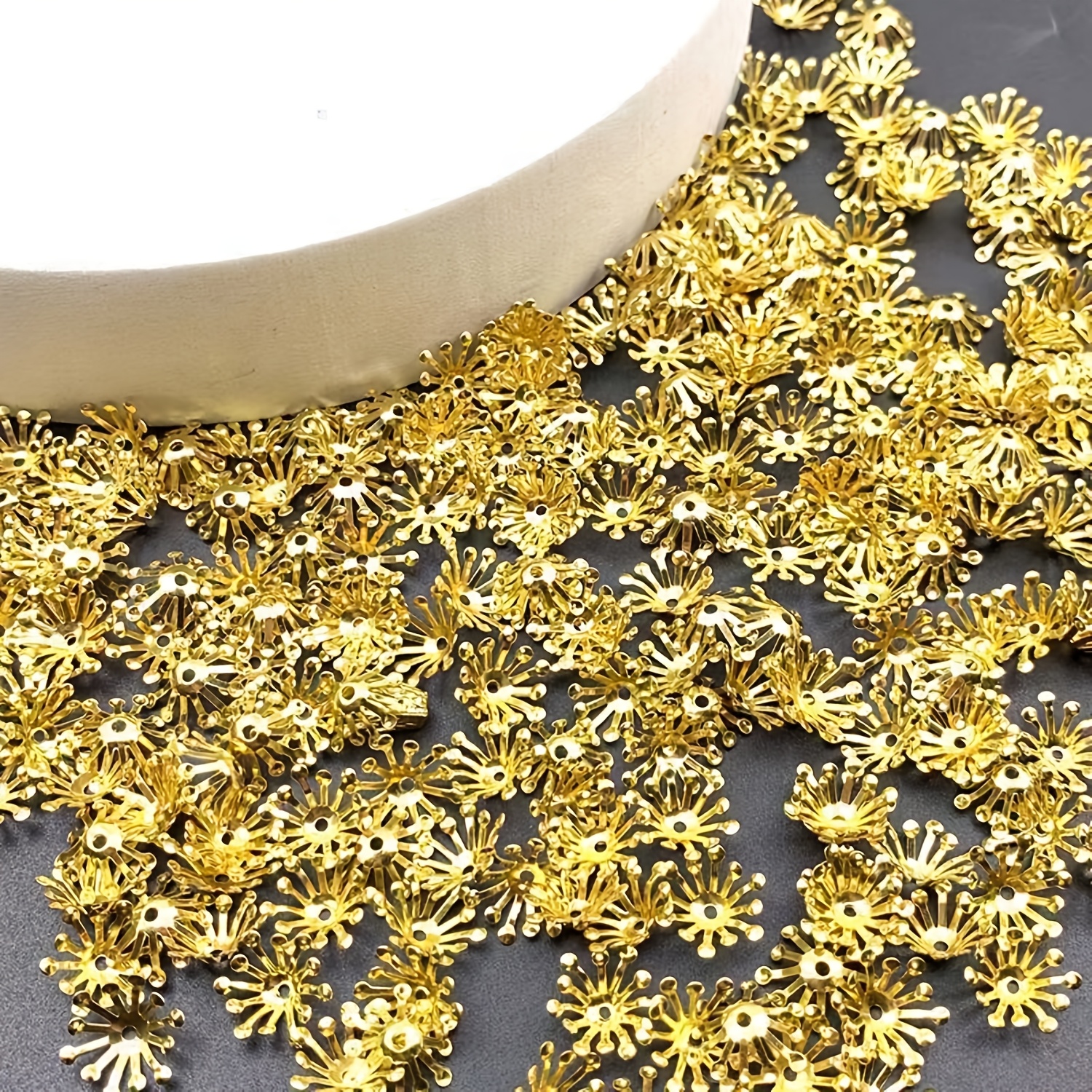 30/60pcs Flower Shaped Sewing Fasteners for Crafts