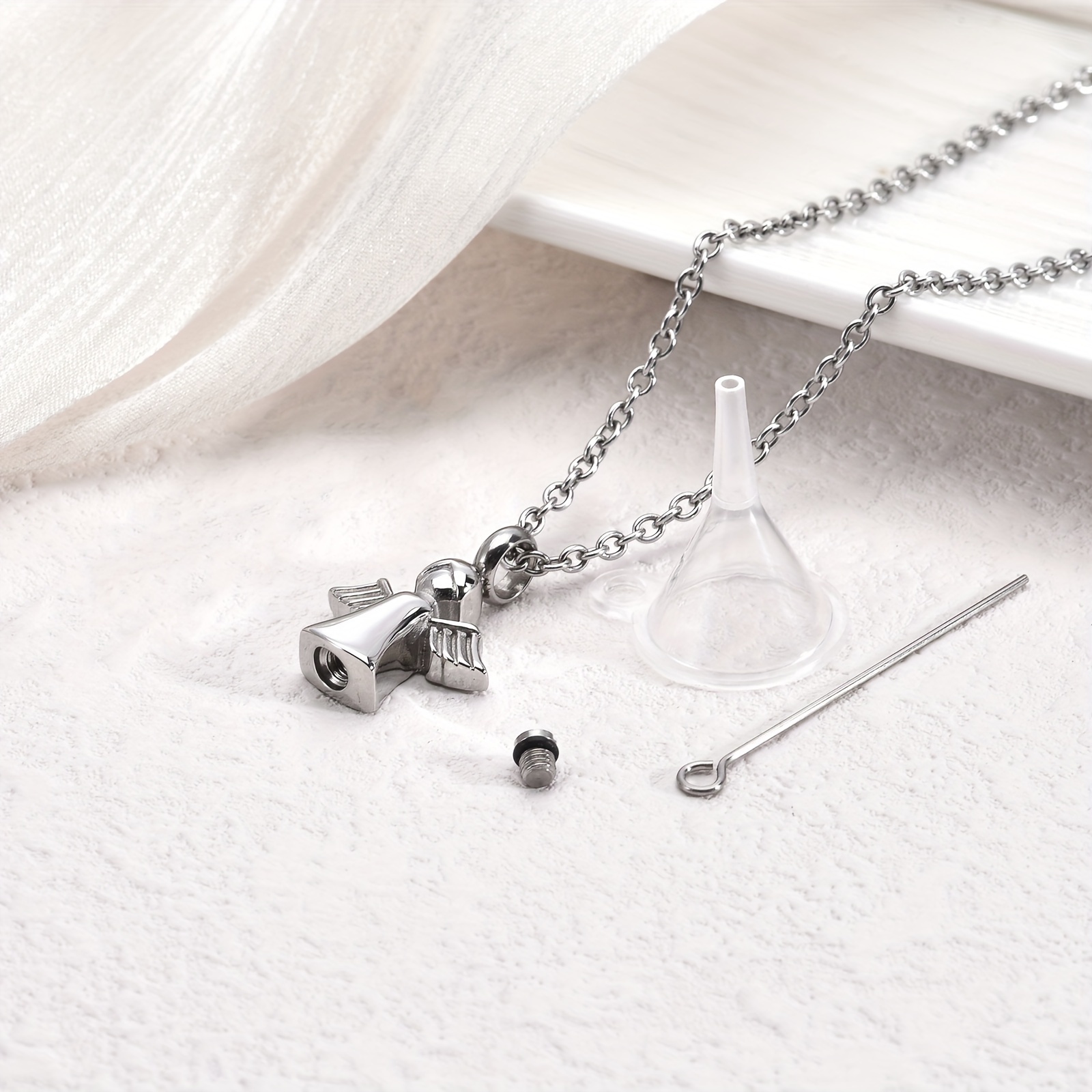 Stainless Steel Memorial Pendant Cremation Jewelry