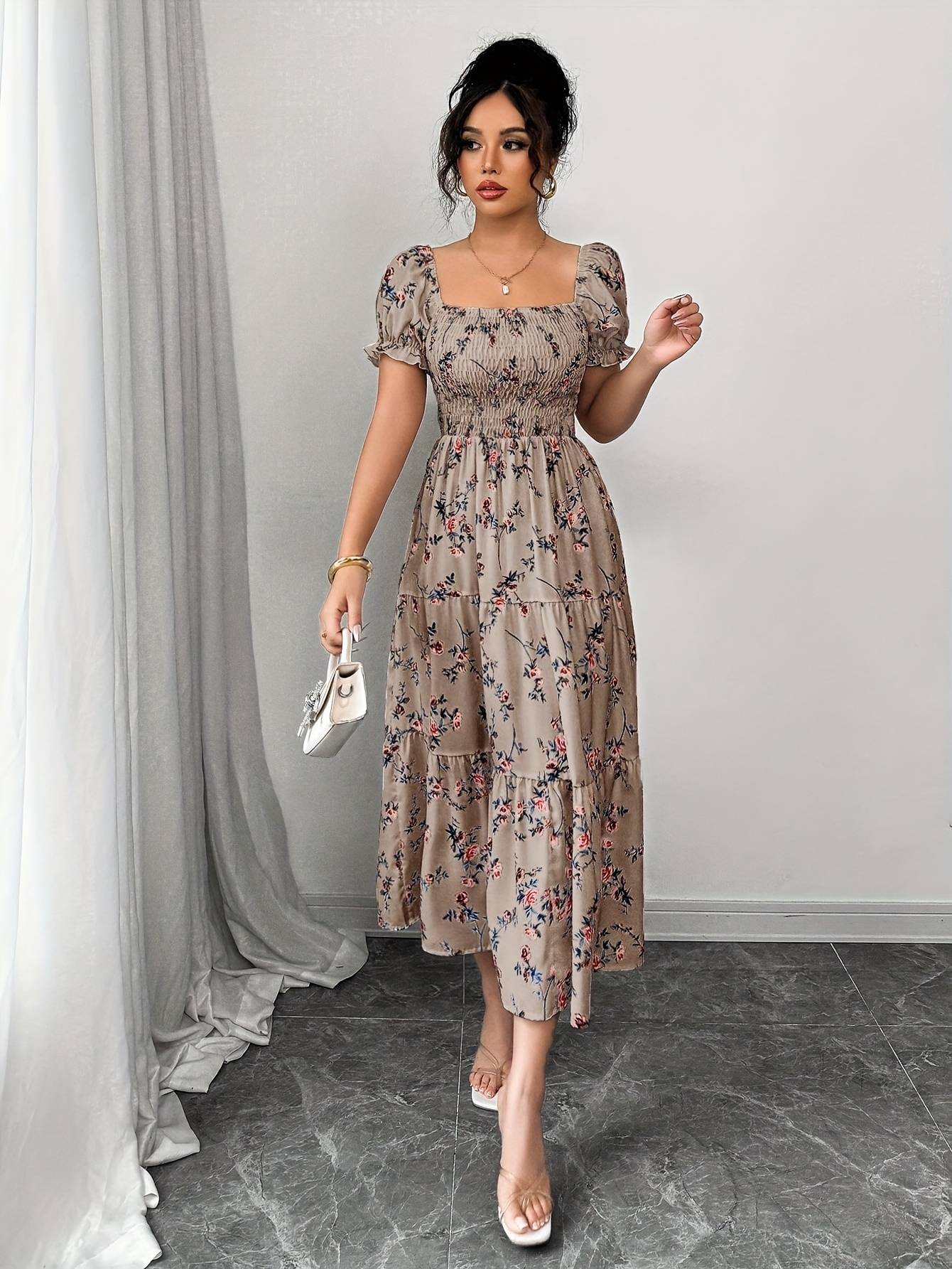 cotton smock dress Patou
