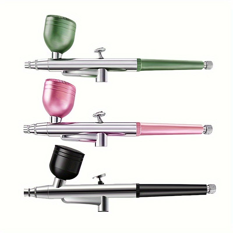 

Portable Beauty Airbrush, Single-action 0.3mm Nozzle Spray Gun For Model, Cake Decorating, Nail Art, Car Paint