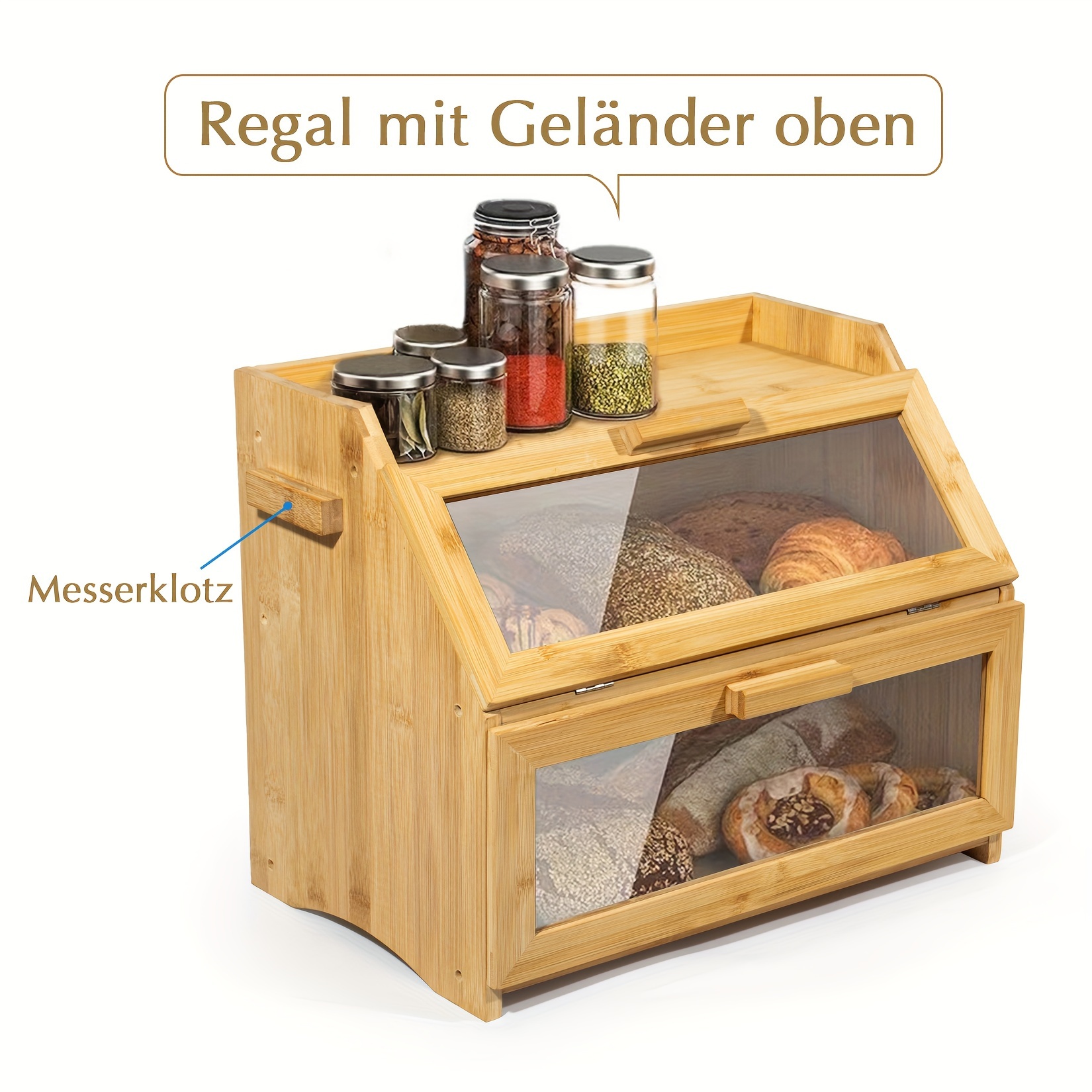 ekobo bambus Storage container made from bamboo fibre with cork lid – HIT-IN.TV
