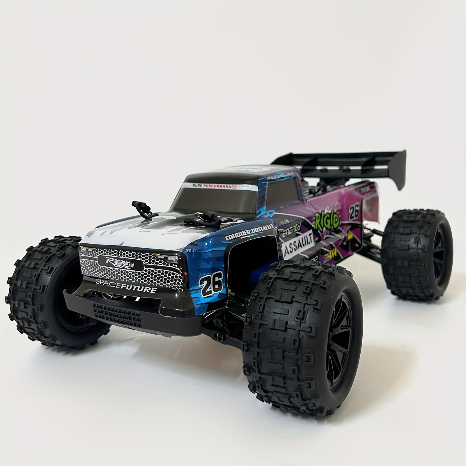 TEMU Zhuoyou 1:12 4wd Brushless Rc Car, All Terrain 60km/h High Speed Off Road Truck, Alloy Chassis, 2.4ghz, Supports Vehicles , 3-wire 17g Digital