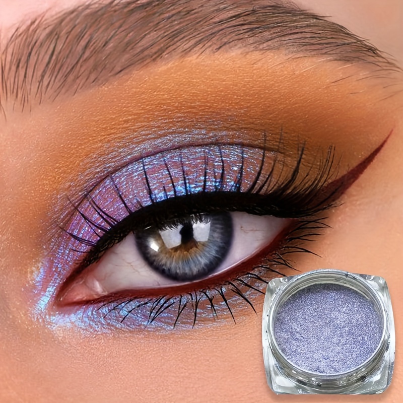 Chameleon Manicure Metallic Highlighter Ultra Fine Eyeshadow Powder Blue/purple Beauty Makeup Glitter Laser