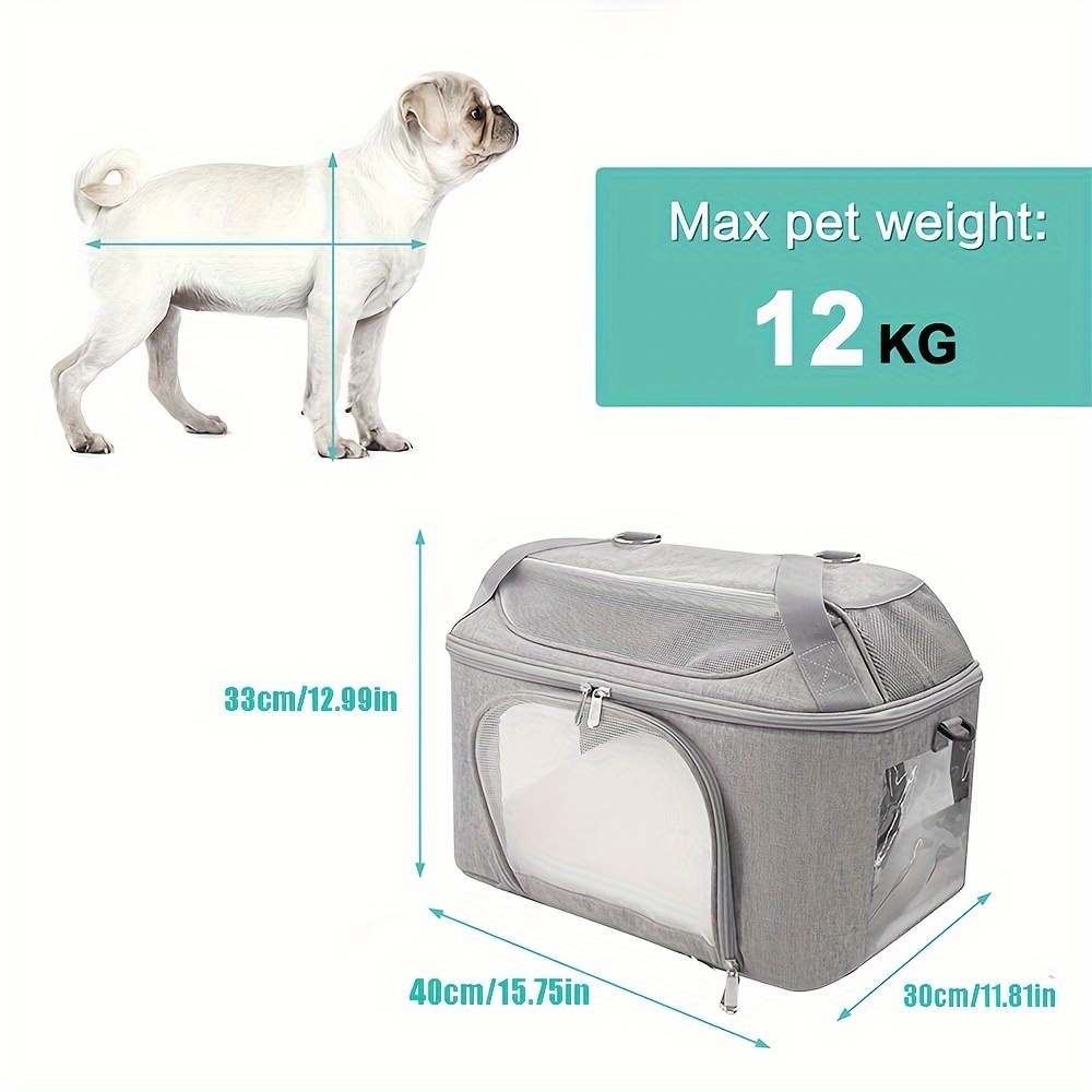 Soft pet best sale travel carrier